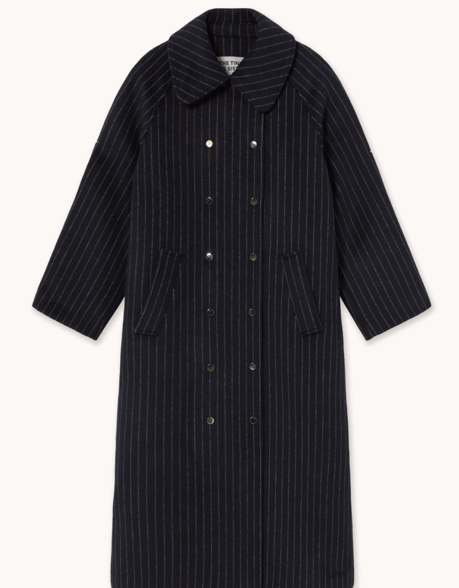 The Tiny Big Sister Long Coat - Navy - The Tiny Big Sister