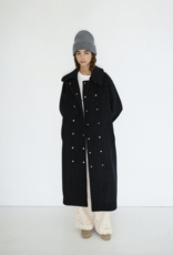 The Tiny Big Sister Long Coat - Navy - The Tiny Big Sister The Tiny Big Sister Long Coat - Navy - The Tiny Big Sister