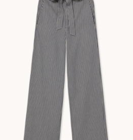 The Tiny Big Sister Broek Striped 'Twill' -  Light Navy - The Tiny Big Sister