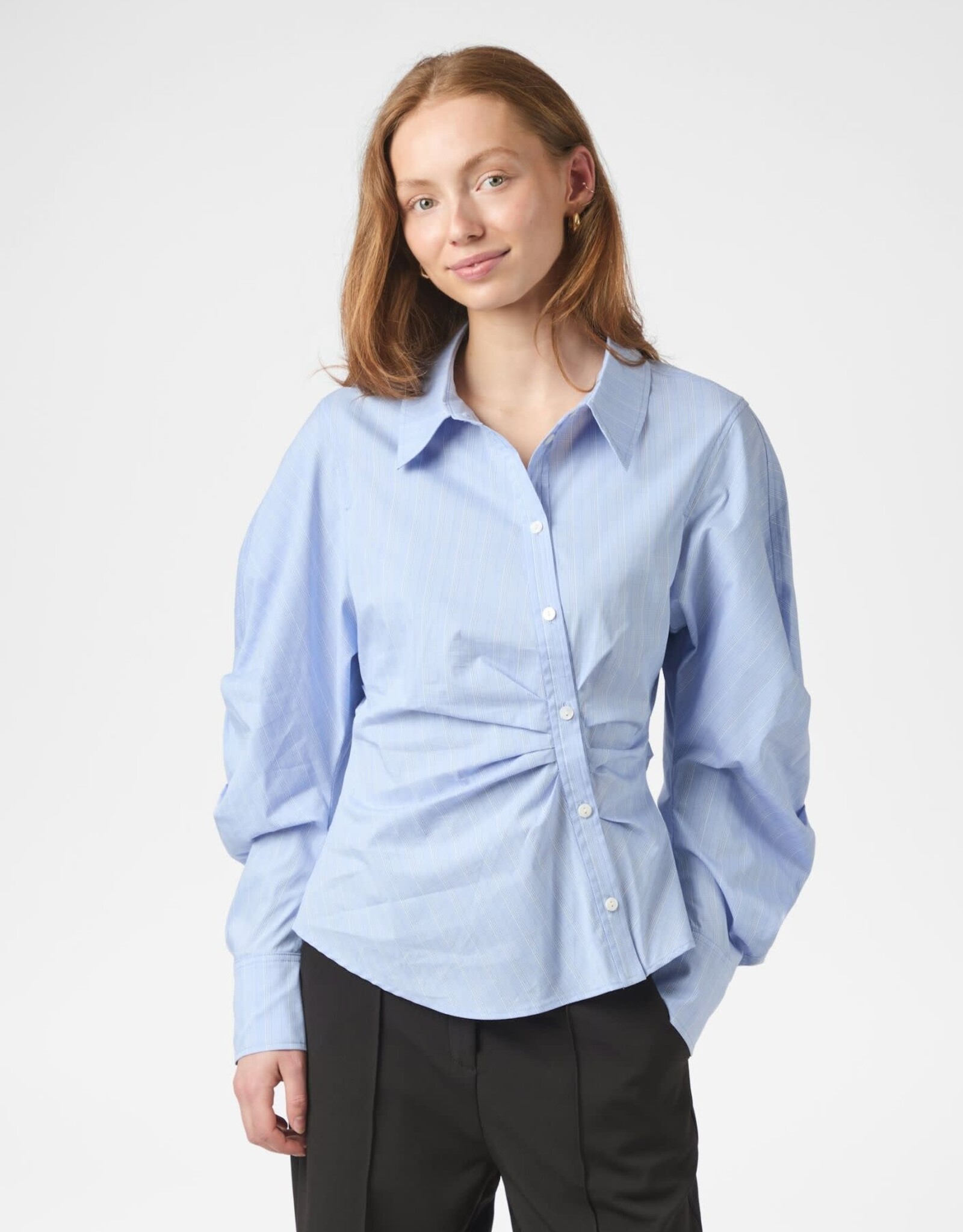 Blouse 'Neoella' - Light Blue - Neo Noir