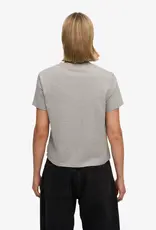 Colorful Standard T-Shirt 'Organic Boxy Crop Tee' - Heather Grey - Colorful Standard