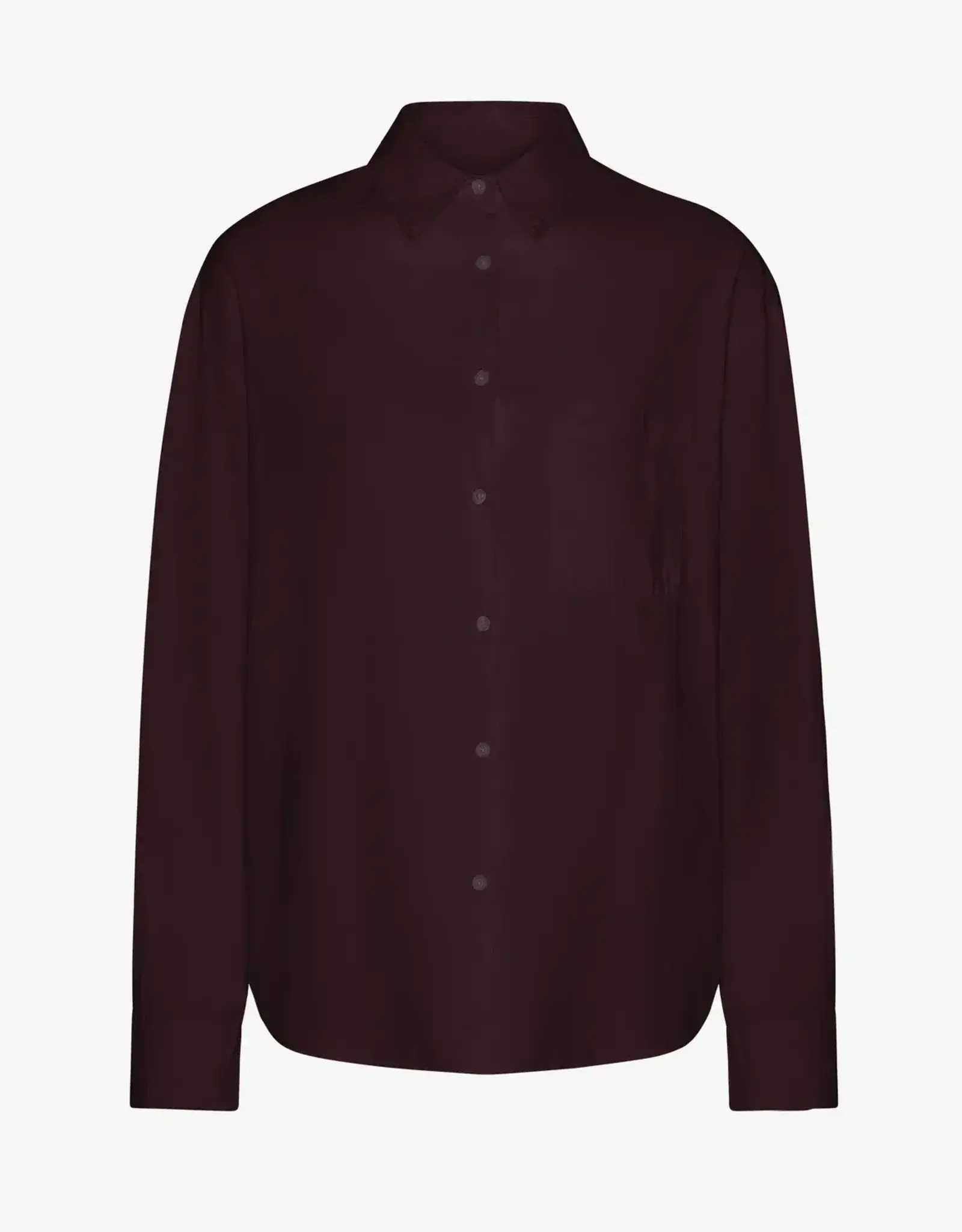 Colorful Standard Blouse  'Organic Oversized' - Oxblood Red - Colorful Standard
