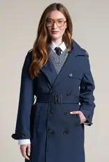 Flotte Trench Met Kap 'Montaigne' - Indigo - Flotte