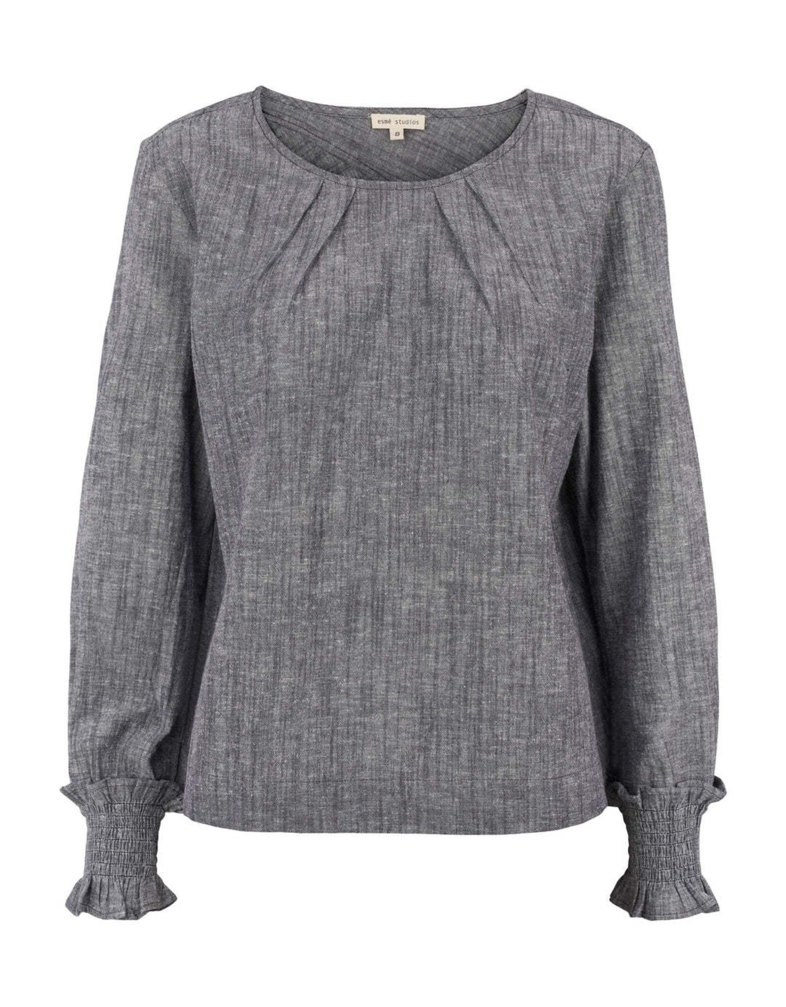 Esmé Studios Blouse 'Solari'- Blue Nights - Esmé Studios