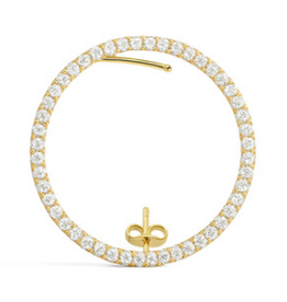 Billion Avenue Kay Diamond Earstud Left - Gold - Billion Avenue