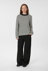 Pull Stripe 'Rivi' - White/Navy - Neo Noir