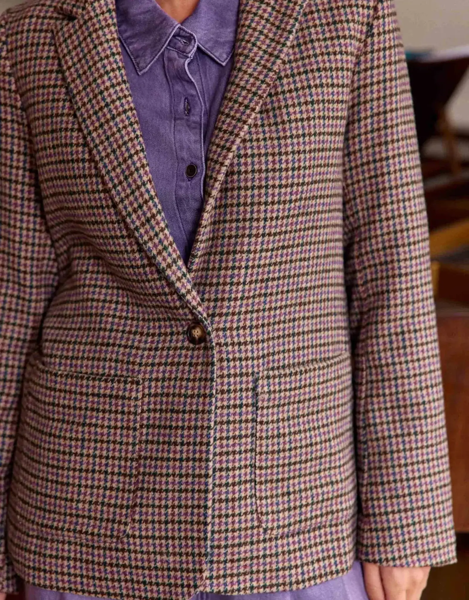 La Petite Etoile Blazer 'Vaness' - Pied De Poule - La Petite Etoile