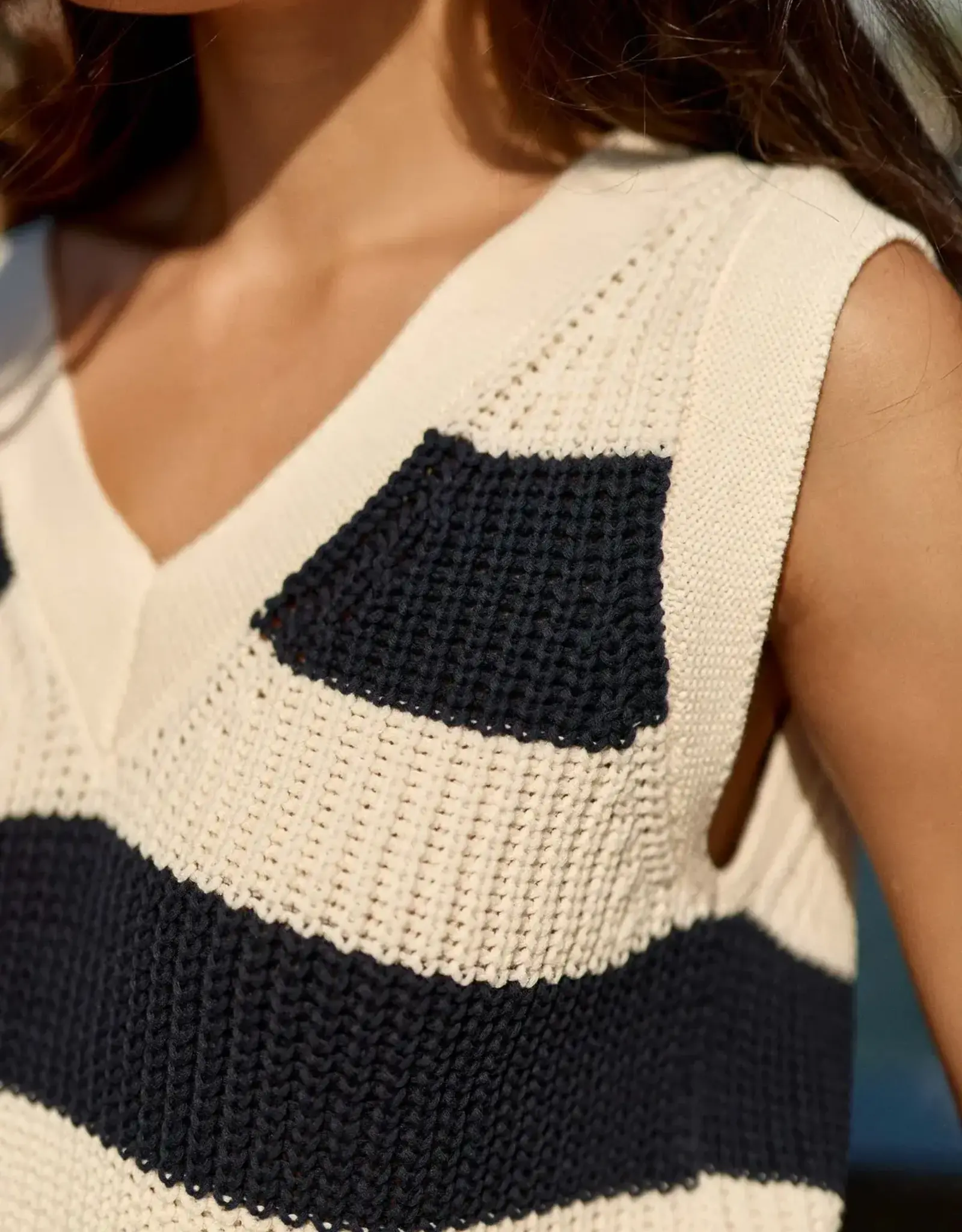 La Petite Etoile Spencer 'Mawa' - Ecru/Marine - La Petite Etoile