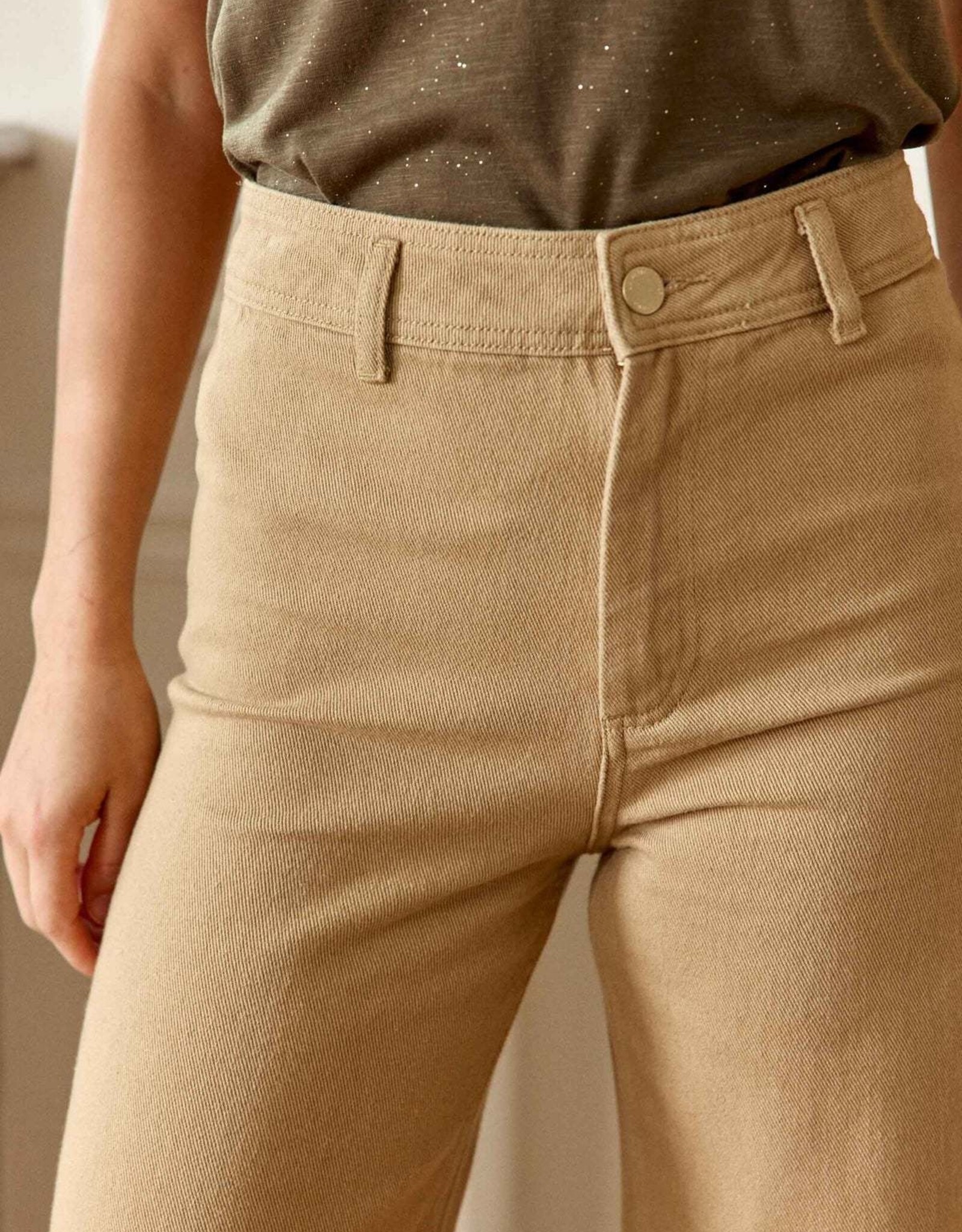 La Petite Etoile Broek 'Paphos' - Camel  - La Petite Etoile