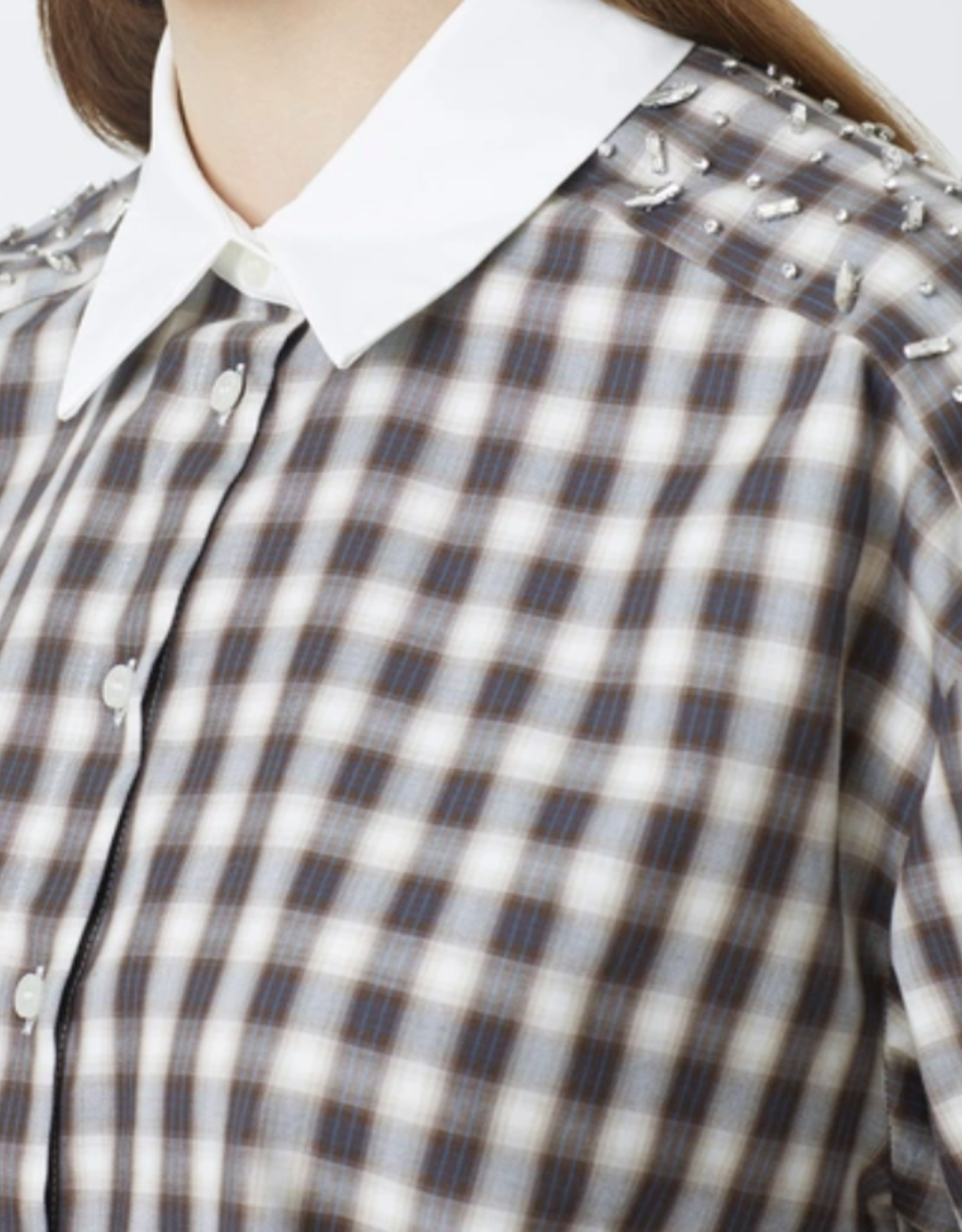 Suncoo Blouse 'Luigi' - Choco - Suncoo