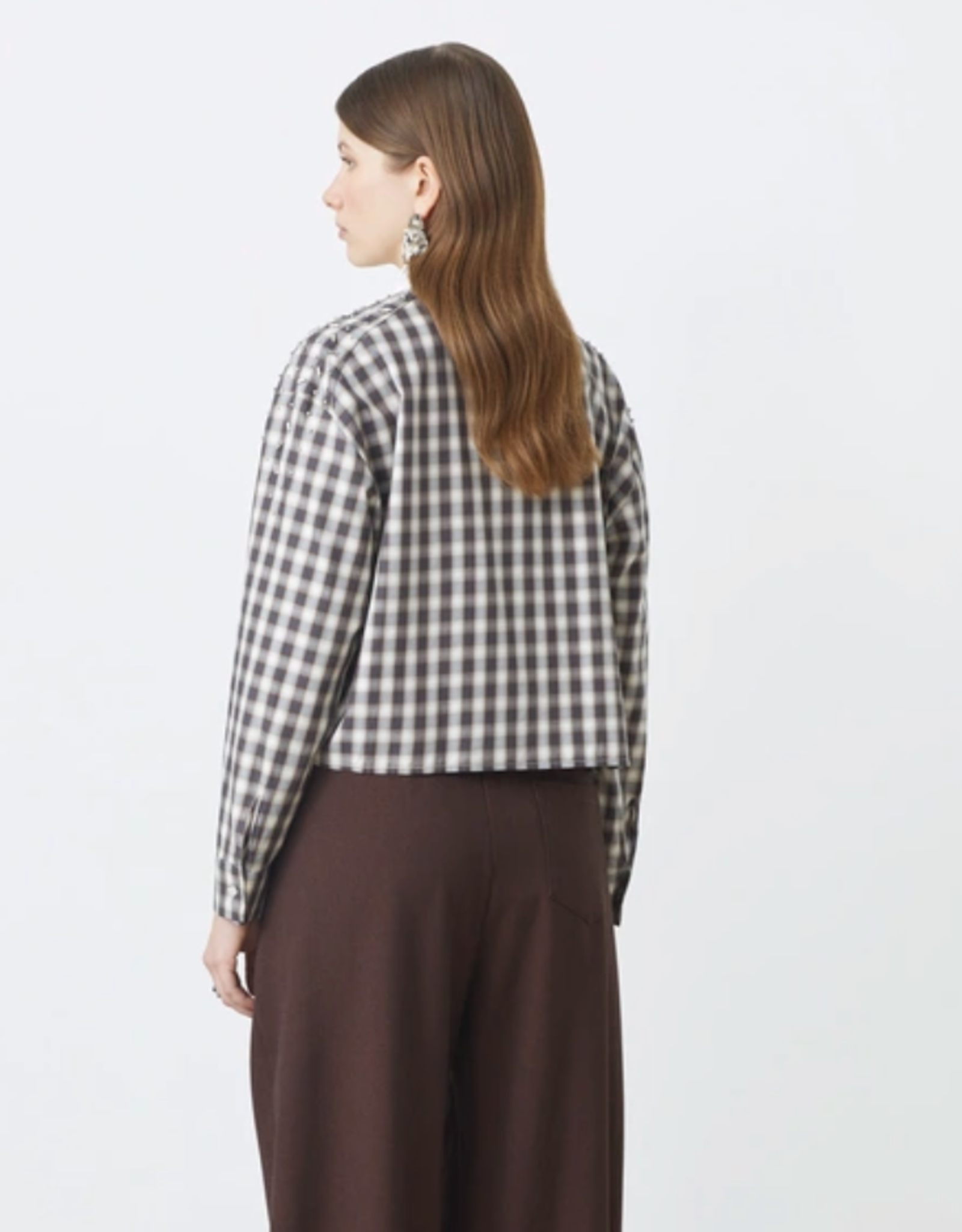 Suncoo Blouse 'Luigi' - Choco - Suncoo