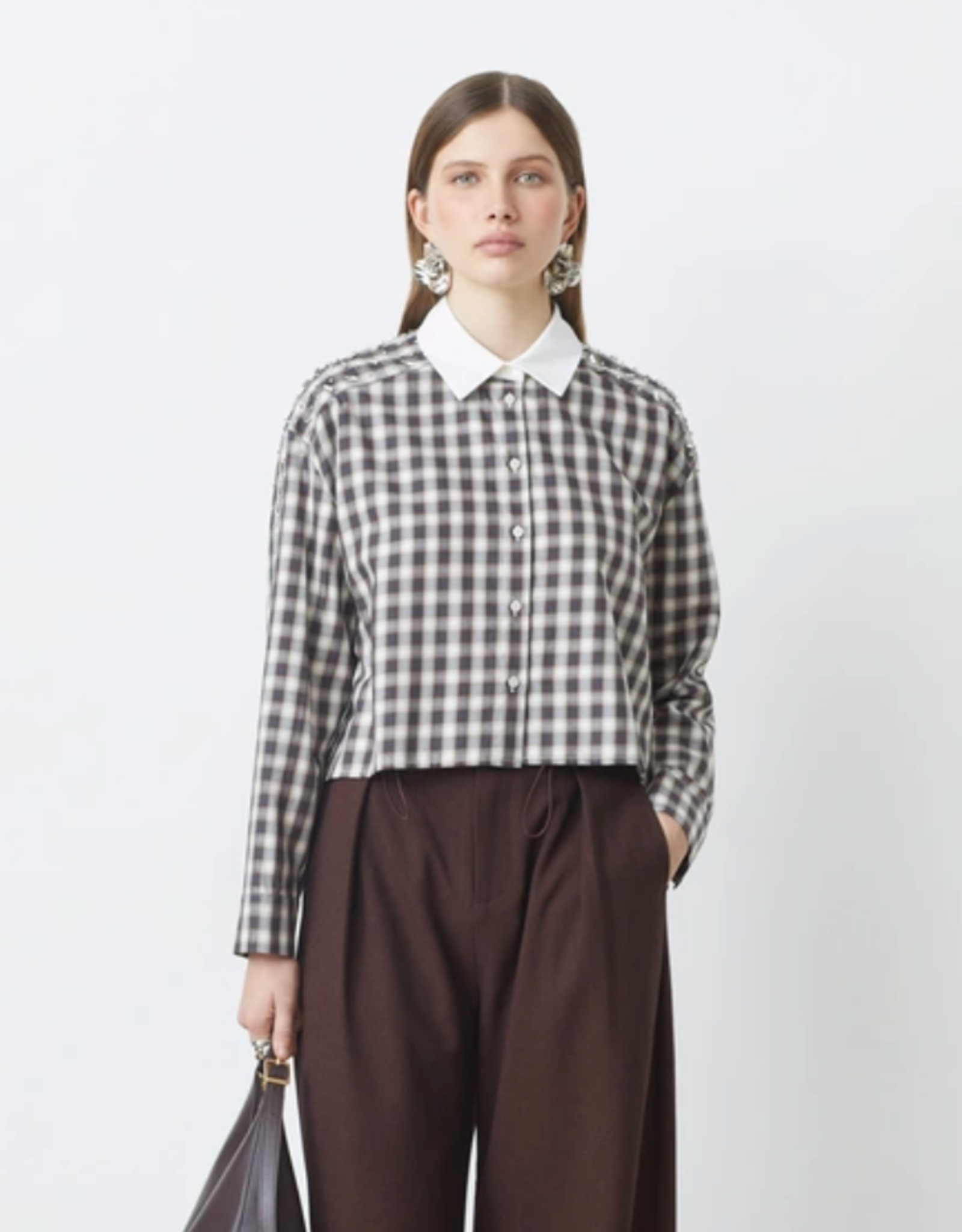 Suncoo Blouse 'Luigi' - Choco - Suncoo