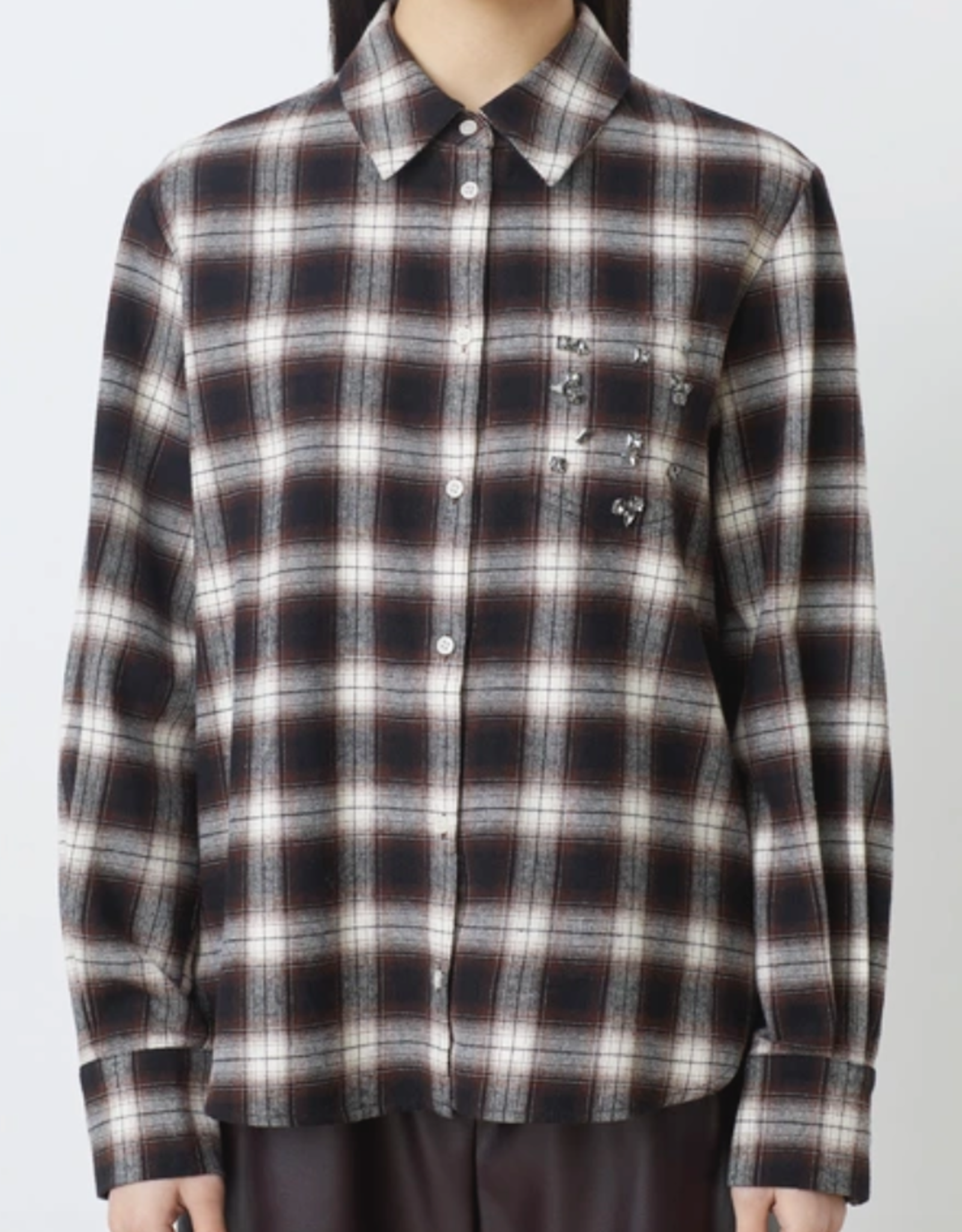 Suncoo Blouse 'Lazlo' - Choco - Suncoo