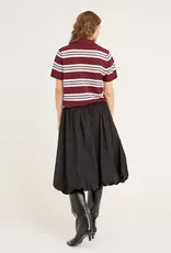 A view Polo 'Stripe' - Burgundy/White/Blue - A View