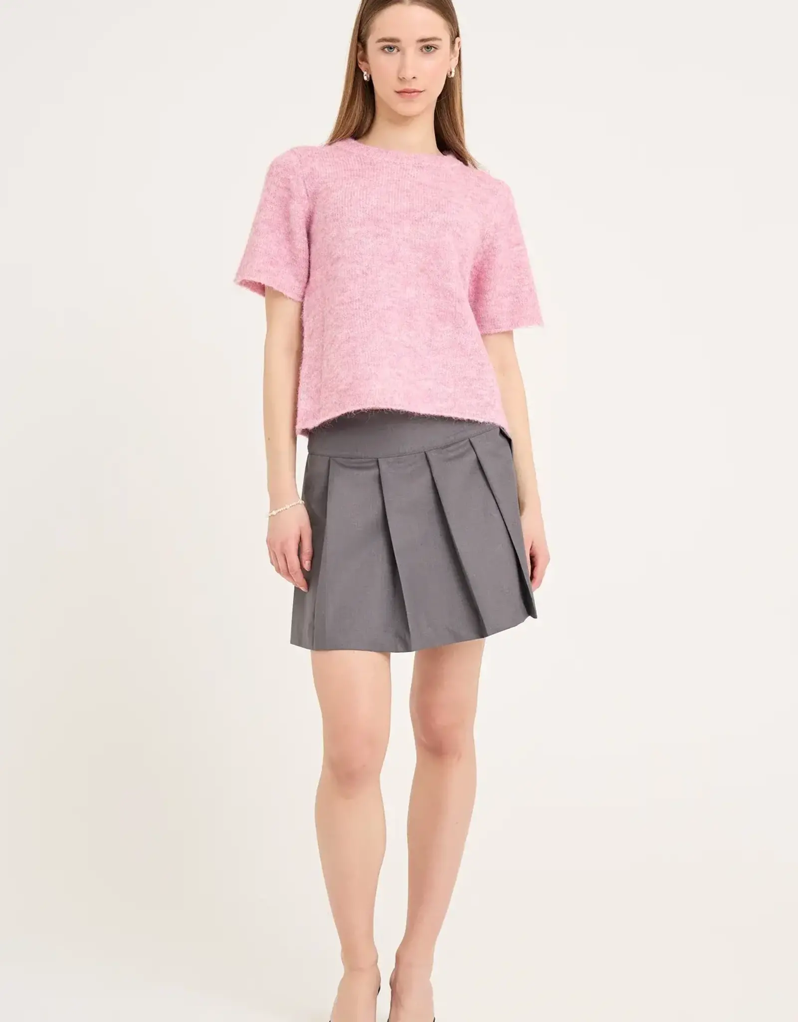 A view Pull Korte Mouw 'Libby' - Bubble Pink - A View