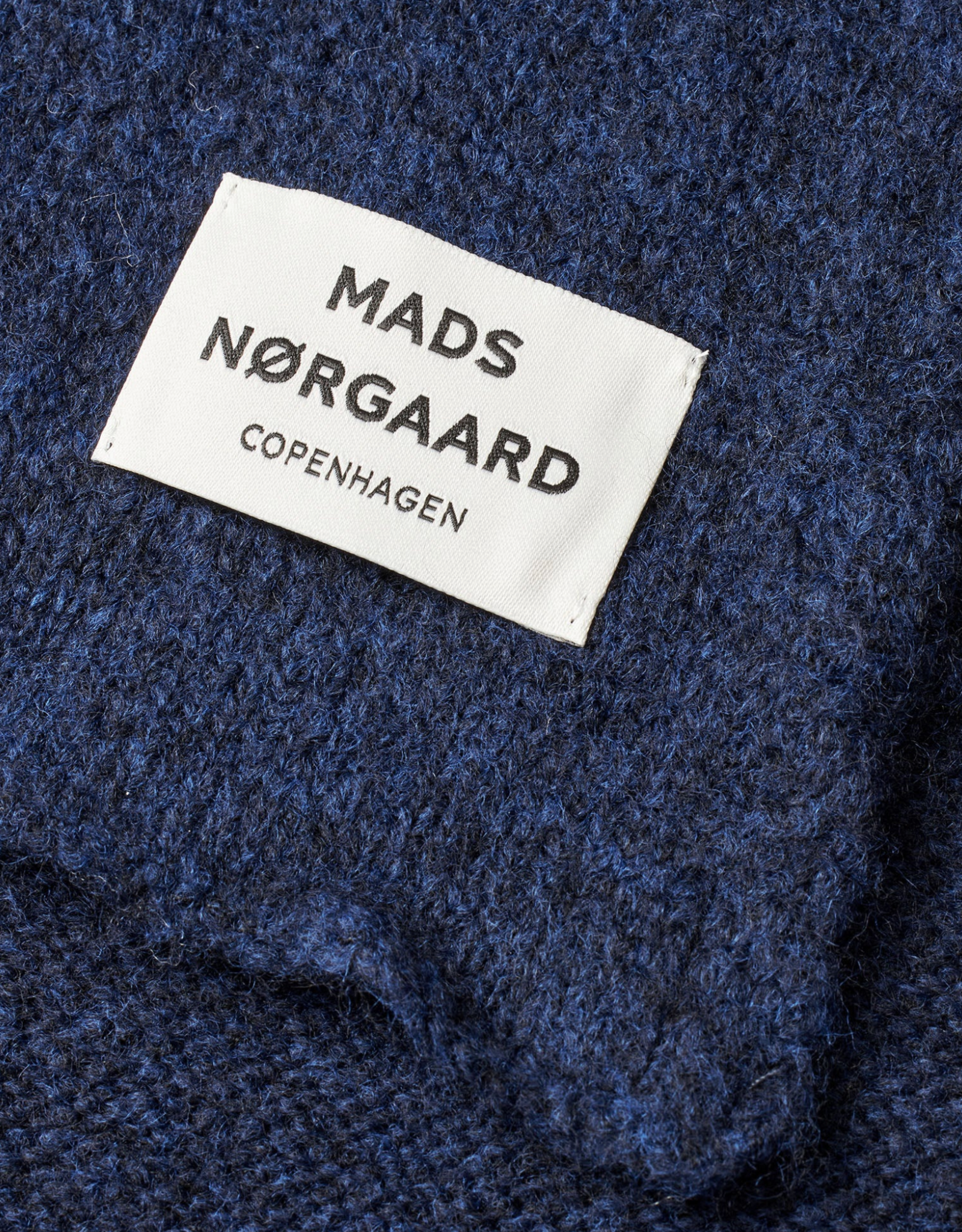 Mads Norgaard Sjaal 'Tosca Alona' - Peacoat - Mads Norgaard - One Size