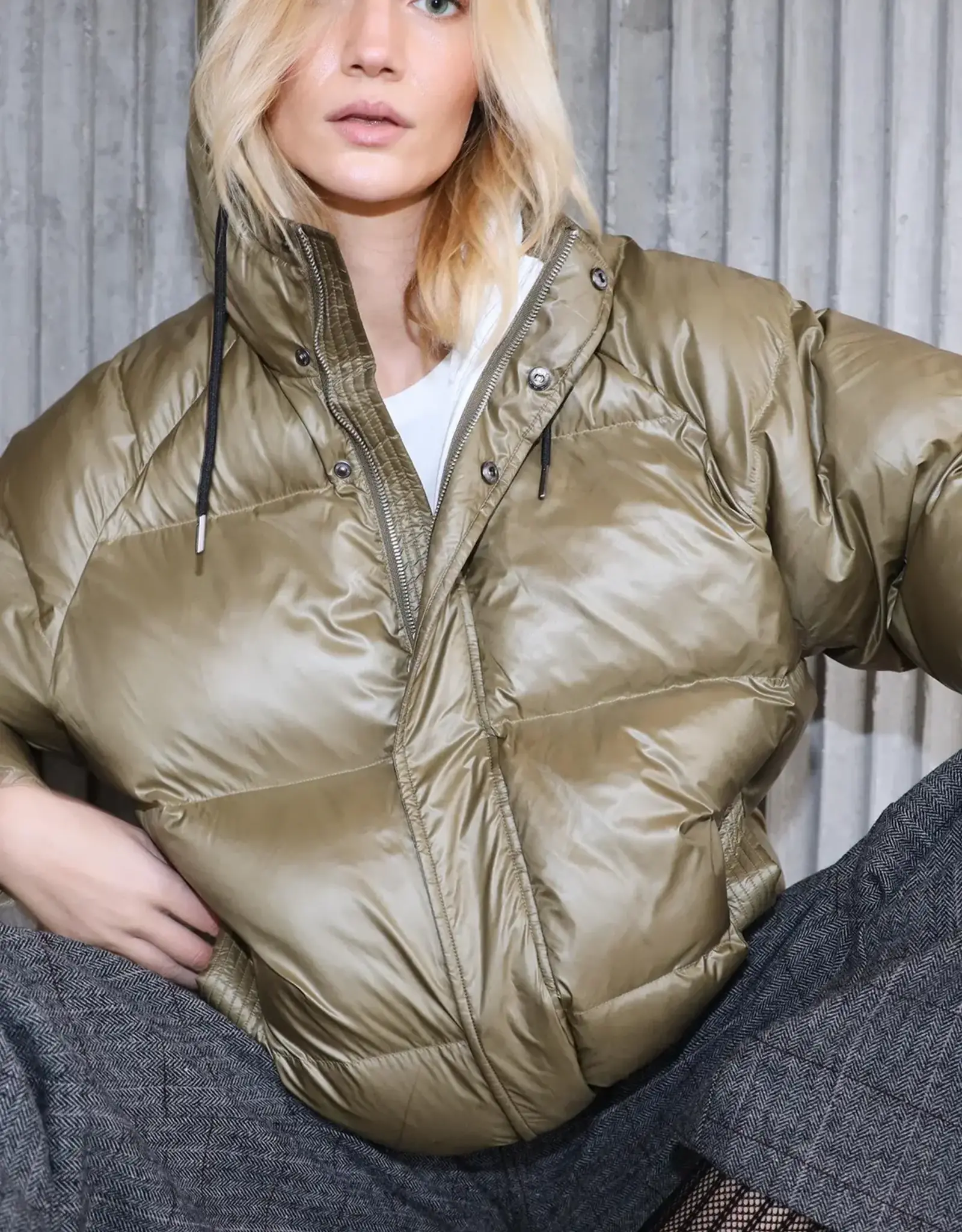 Lollys Laundry Bomber 'Shelby' - Dusty Green - Lollys Laundry