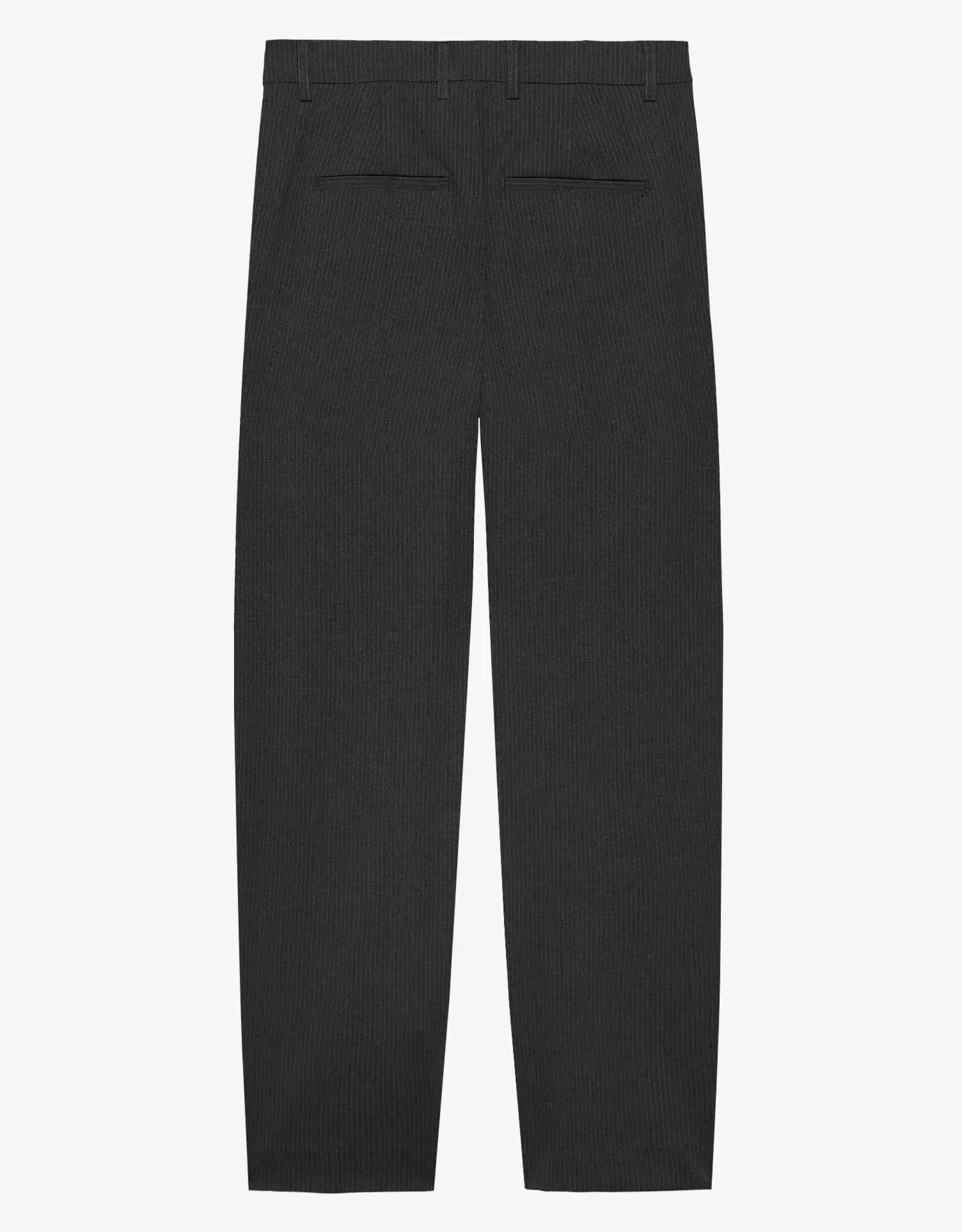 Catwalk Junkie Broek Pin Stripe 'Tapered' - Dark Grey Melange - Catwalk Junkie
