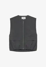 Catwalk Junkie Bodywarmer 'Pinstripe' - Dark Grey Melange - Catwalk Junkie