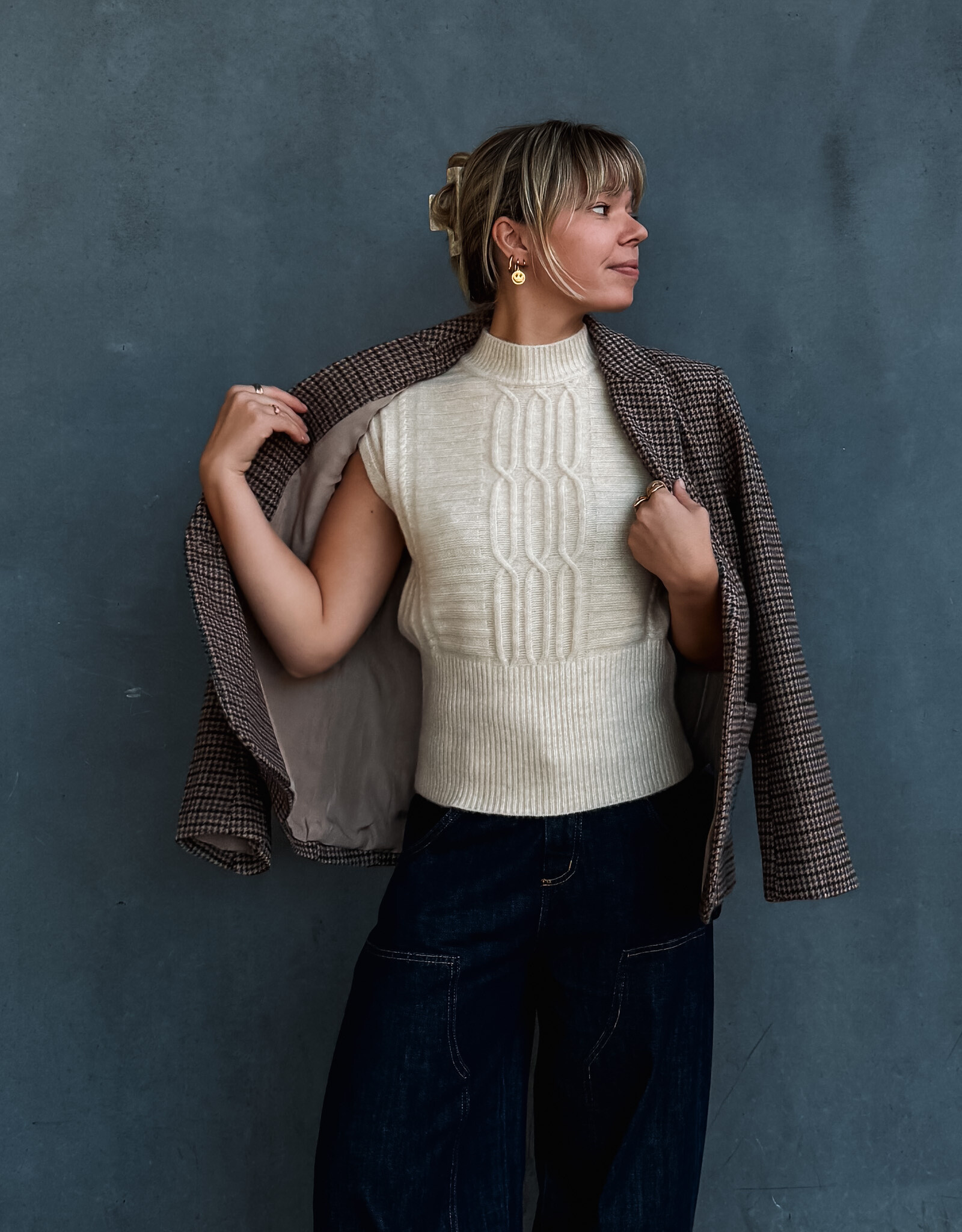 La Petite Etoile Blazer 'Vaness' - Pied De Poule - La Petite Etoile