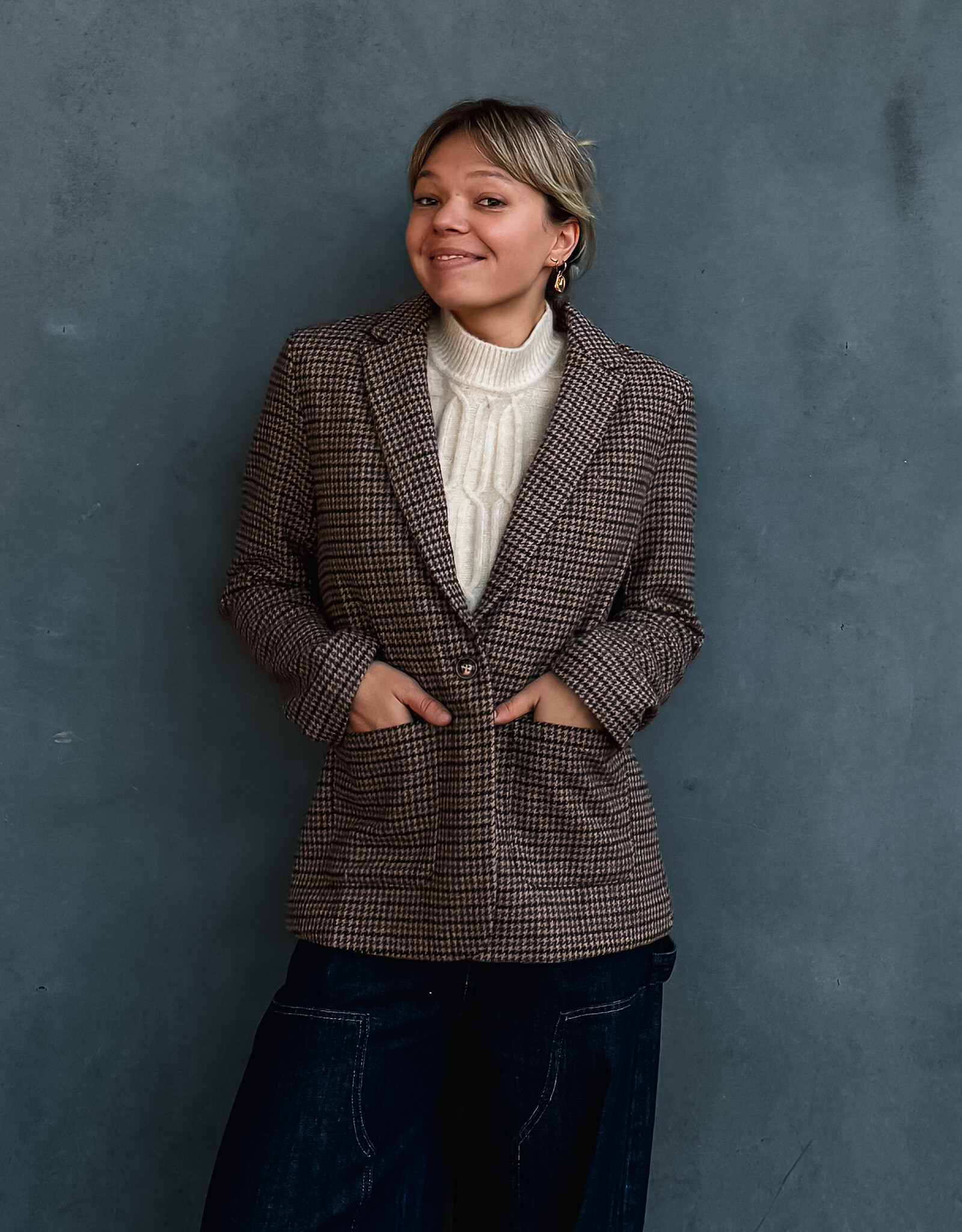 La Petite Etoile Blazer 'Vaness' - Pied De Poule - La Petite Etoile