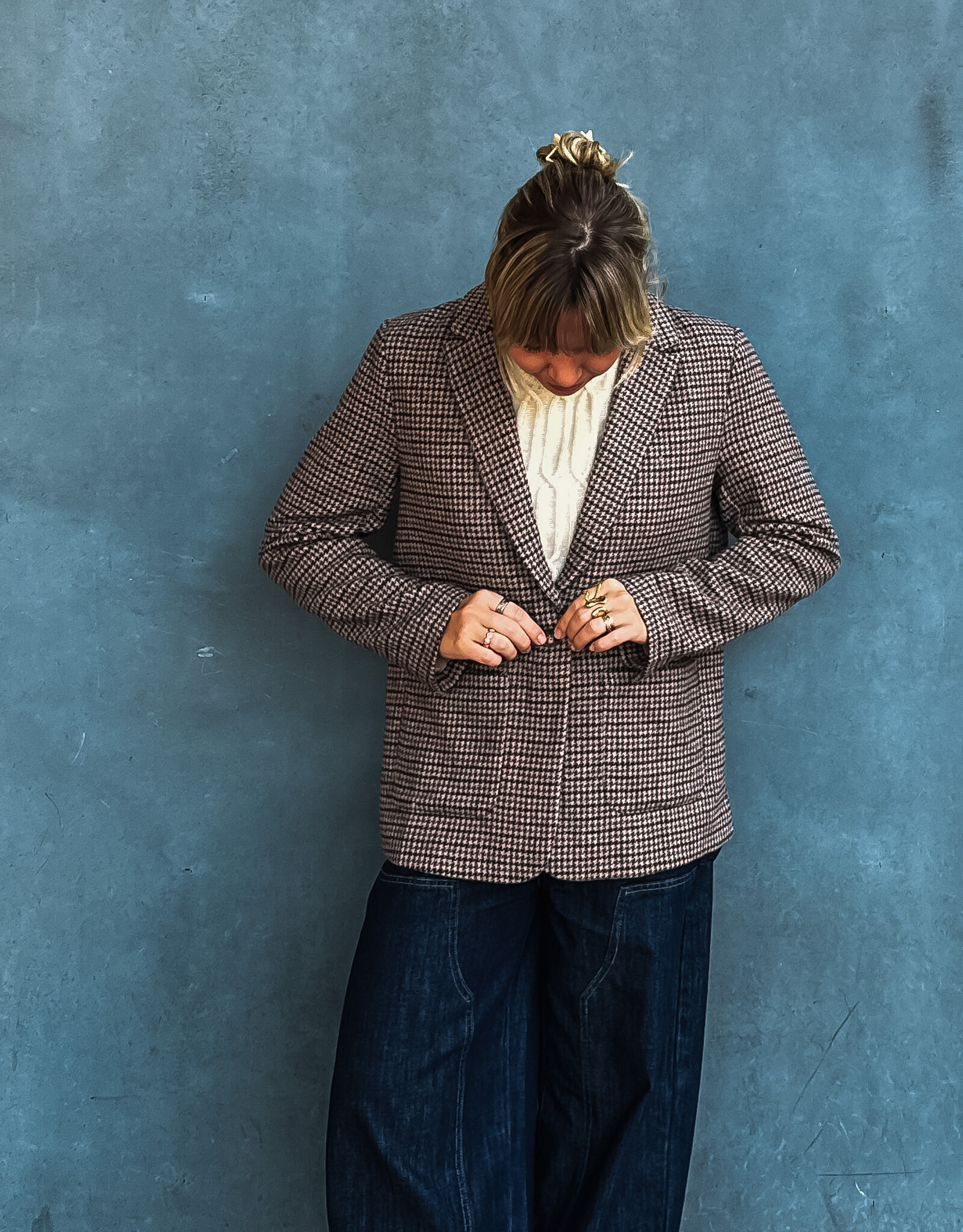 La Petite Etoile Blazer 'Vaness' - Pied De Poule - La Petite Etoile