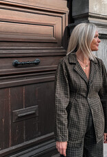 Seventy +Mochi Jacket 'Betty' - Houndstooth Cacao - Seventy + Mochi