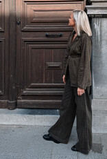 Seventy +Mochi Jeans 'Bay' - Houndstooth Cacao - Seventy + Mochi