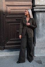 Seventy +Mochi Jeans 'Bay' - Houndstooth Cacao - Seventy + Mochi