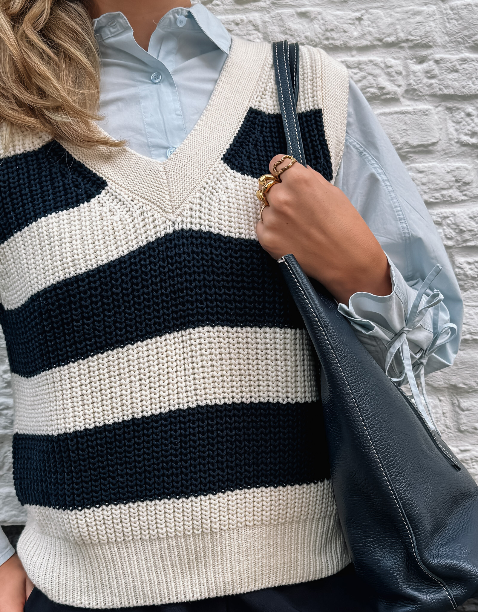 La Petite Etoile Spencer 'Mawa' - Ecru/Marine - La Petite Etoile