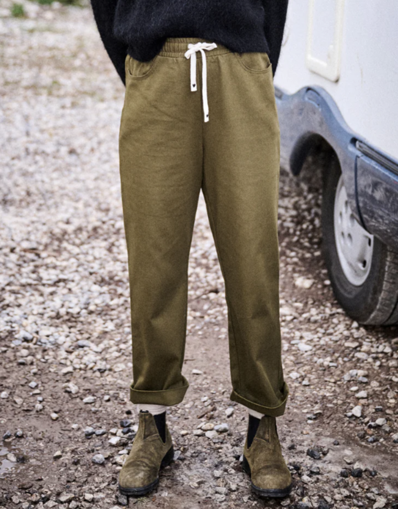 Laure+Max Broek 'Primo' - Kaki - Laure+Max