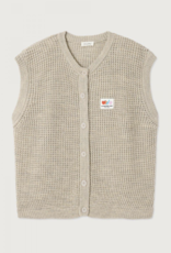 American Vintage Cardigan Zonder Mouw 'Crashway' - Brume Chine - Cra19A - American Vintage
