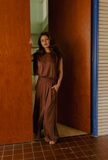 Monré Top 'Zaar' - Bruin - Monré