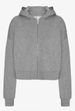 Colorful Standard Hoodie 'Organic Crop Zip' - Heather Grey - Colorful Standard