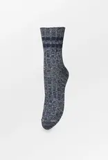 Becksöndergaard Socks Spacee 'Cotta' - Navy Blue - Beck Söndergaard
