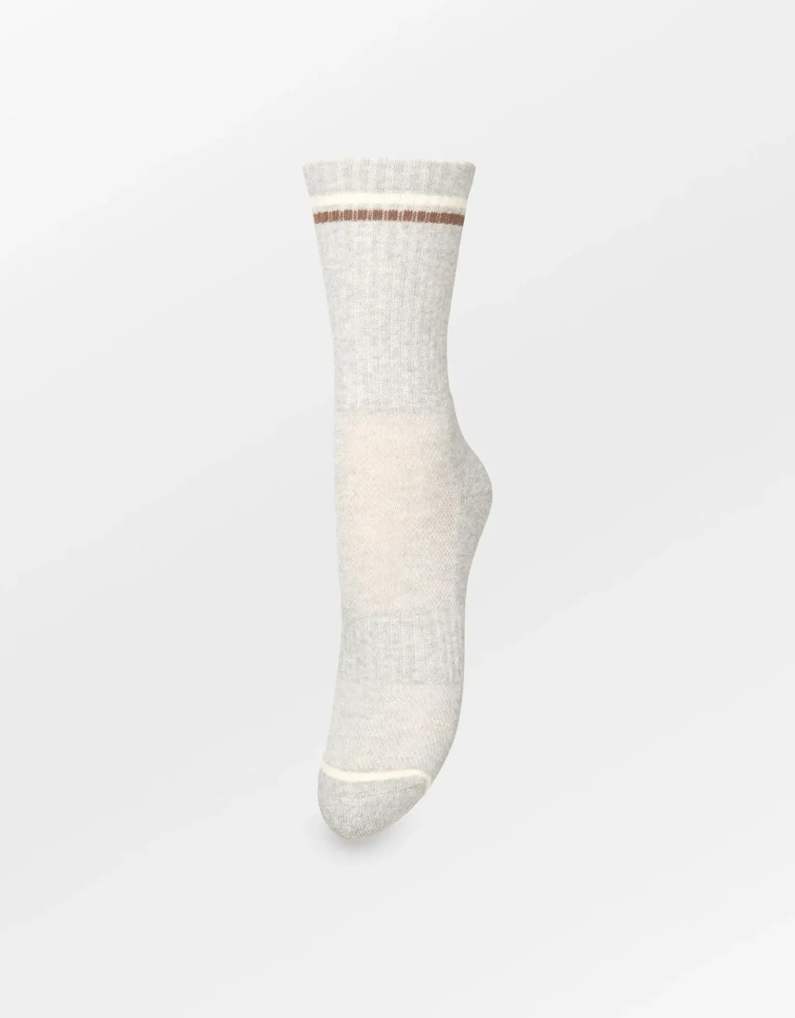 Becksöndergaard Socks Sporty 'Cotta' - Light Grey Melange - Beck Söndergaard