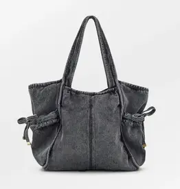 Becksöndergaard Bag Washed Denim 'Laurel' - Stonewash Grey - Beck Söndergaard Becksöndergaard Bag Washed Denim 'Laurel' - Stonewash Grey - Beck Söndergaard