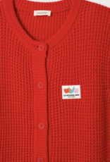 American Vintage Cardigan Zonder Mouw 'Crashway' - Ecarlate - Cra19A - American Vintage