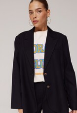 Harper&Yve Blazer 'Anna' - Stripe Black Vintage Blue - Harper&Yve