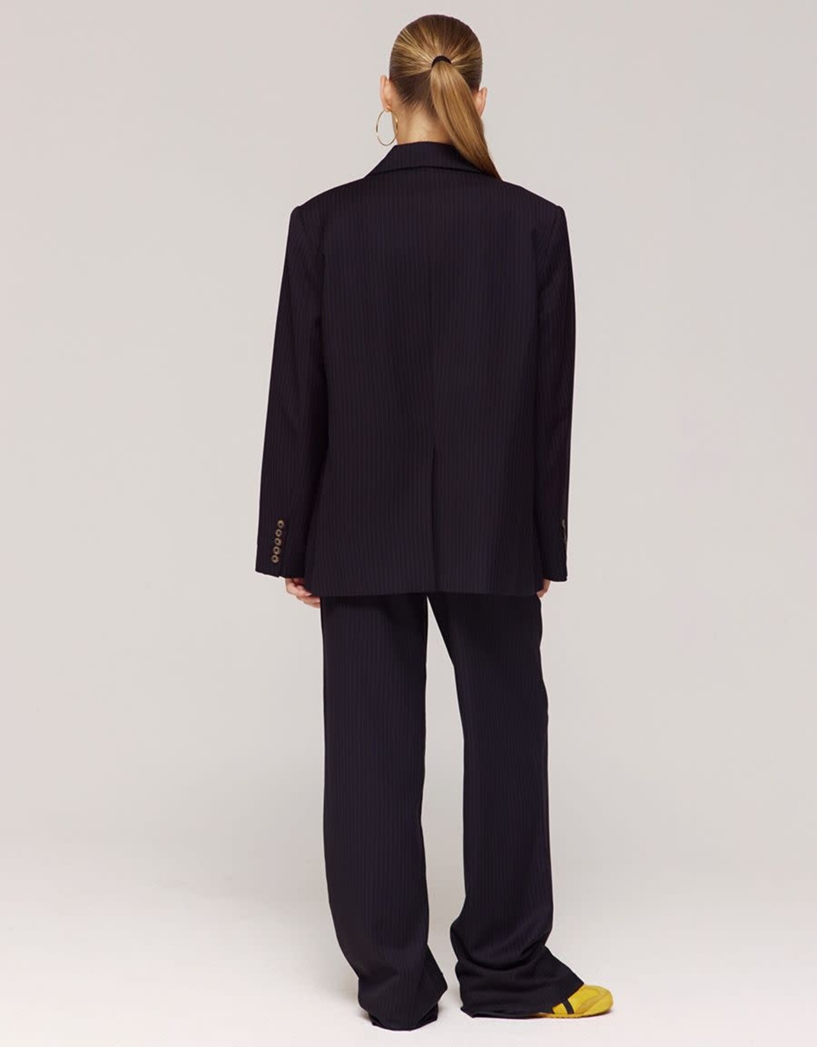 Harper&Yve Blazer 'Anna' - Stripe Black Vintage Blue - Harper&Yve