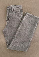 F.A.M. Broek Velours 'Pola' - Grey Long - KZ26SCV - F.A.M.