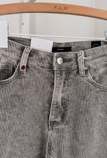 F.A.M. Broek Velours 'Pola' - Grey Long - KZ26SCV - F.A.M.