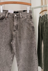 F.A.M. Broek Velours 'Pola' - Grey Long - KZ26SCV - F.A.M.
