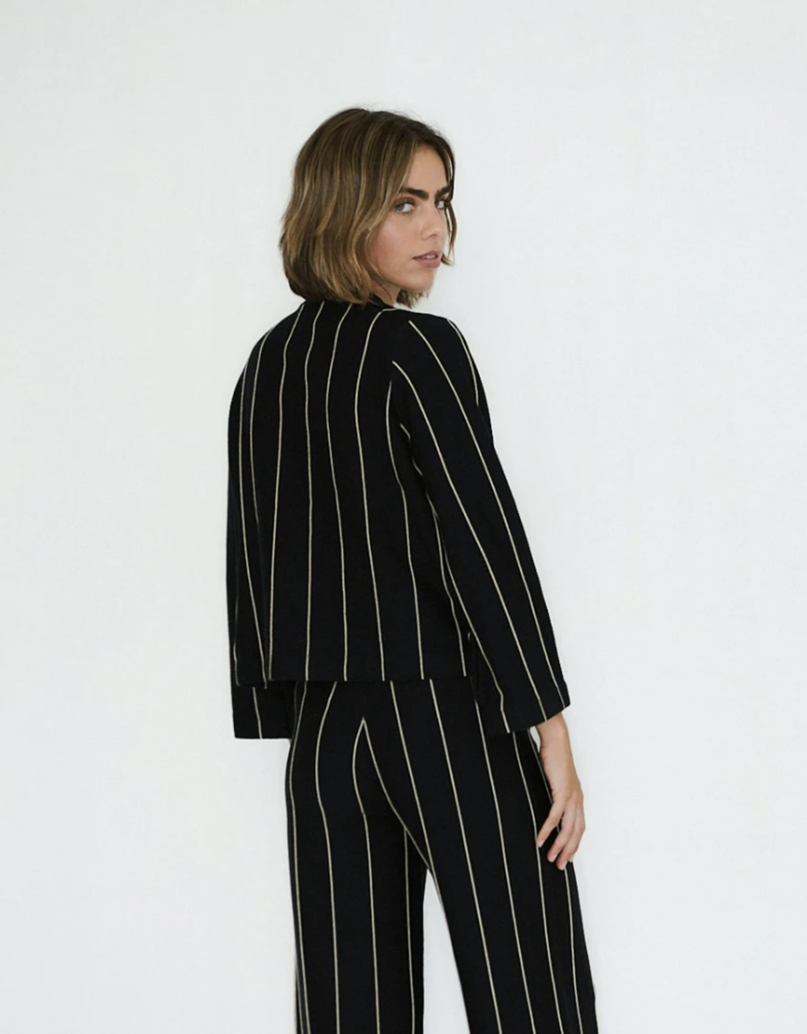 The Tiny Big Sister Pull  Striped 'Chloe' - Navy  - The Tiny Big Sister