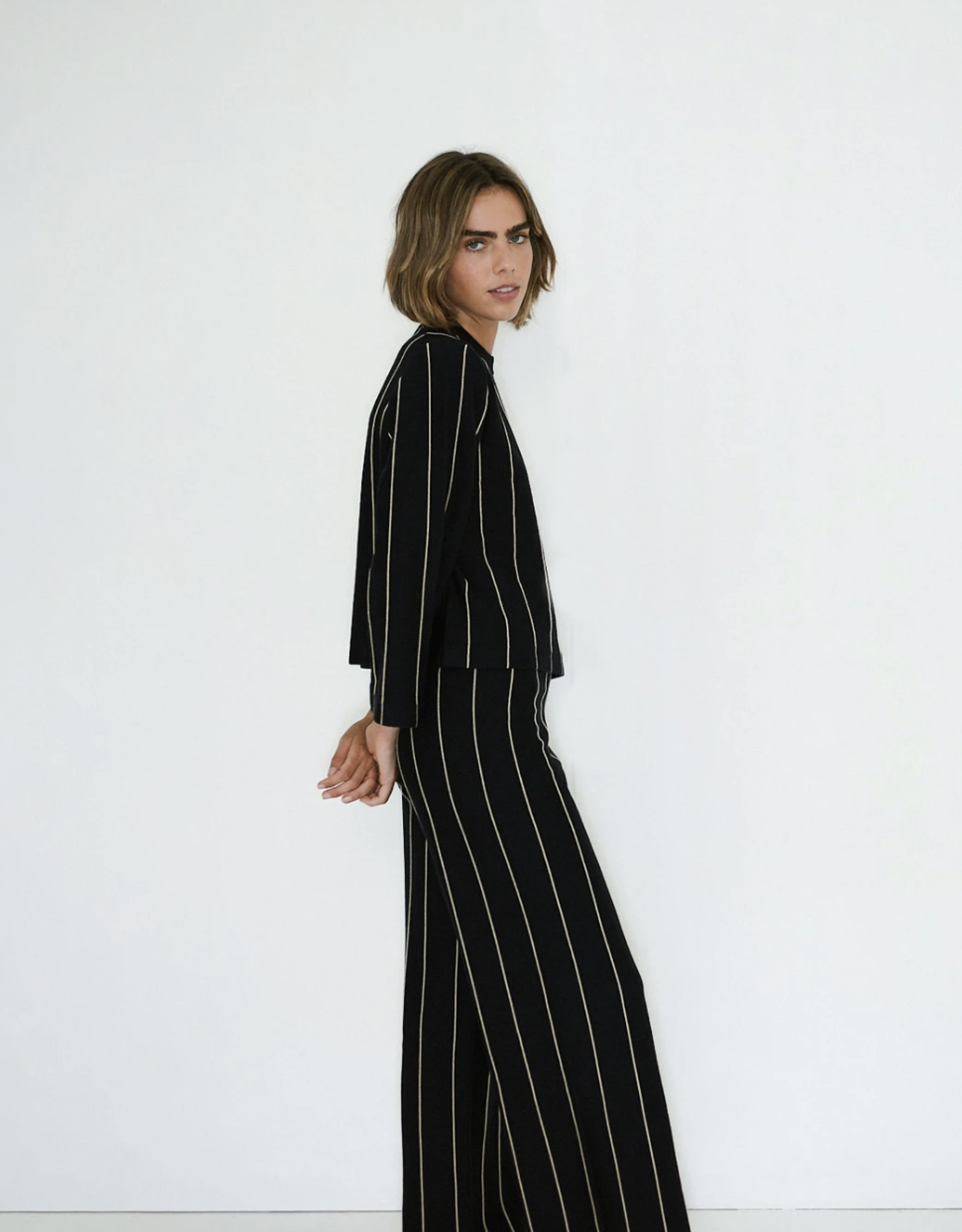 The Tiny Big Sister Pull  Striped 'Chloe' - Navy  - The Tiny Big Sister