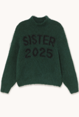 The Tiny Big Sister Sweater Turtleneck 'Sister' - Bottle Green - The Tiny Big Sister