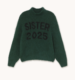 The Tiny Big Sister Sweater Turtleneck 'Sister' - Bottle Green - The Tiny Big Sister