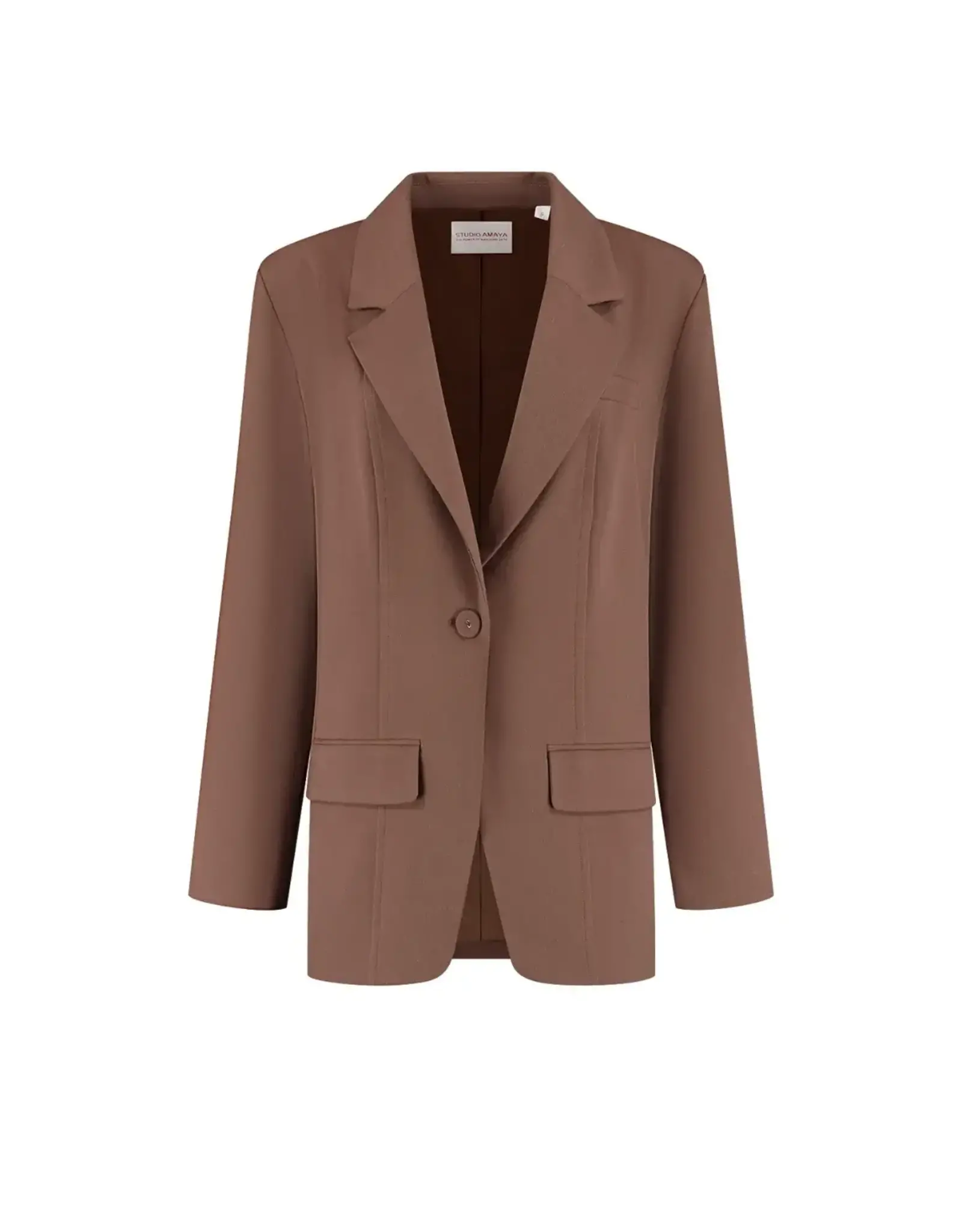 Studio Amaya Blazer 'Puck' - Brown - Studio Amaya