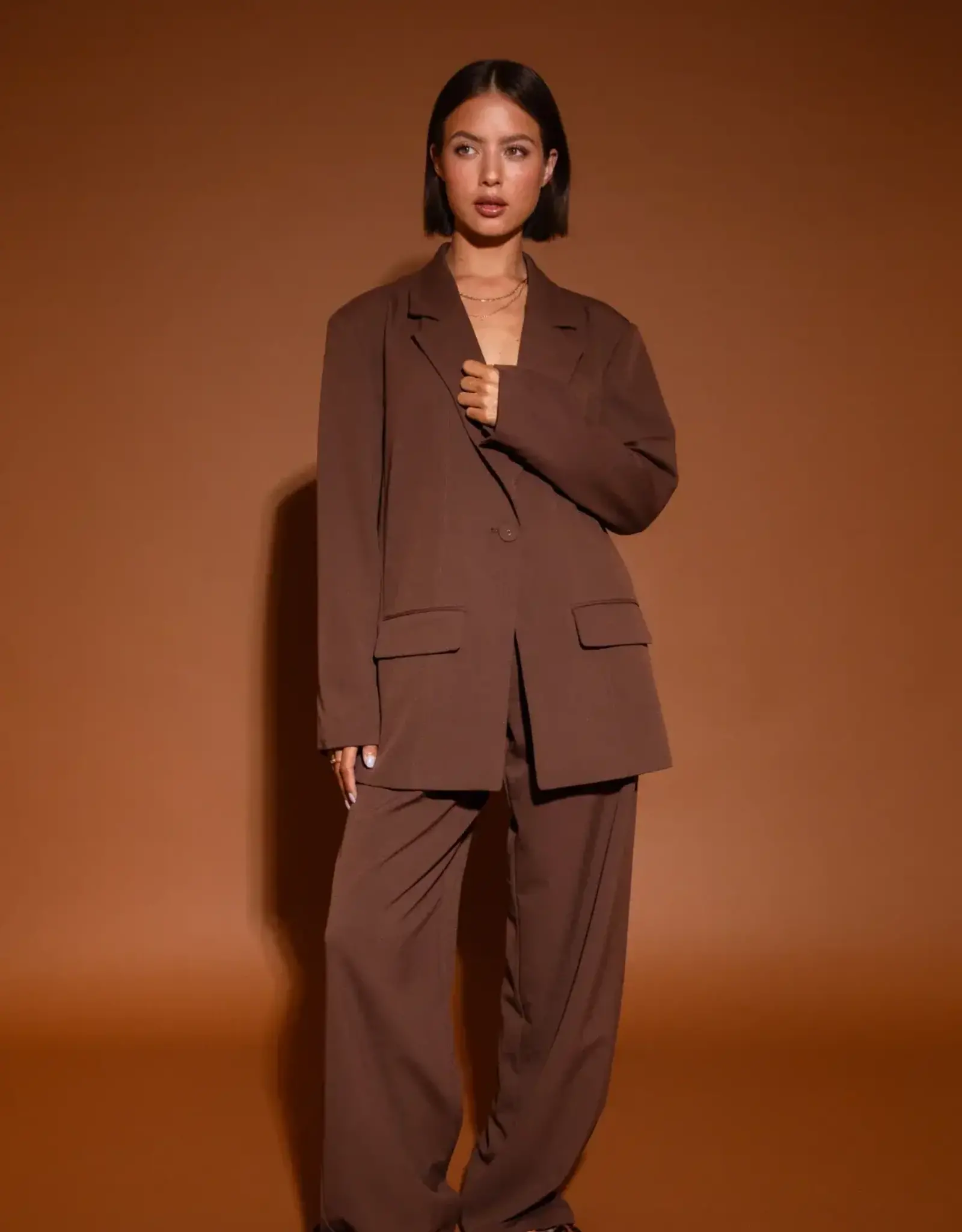 Studio Amaya Blazer 'Puck' - Brown - Studio Amaya