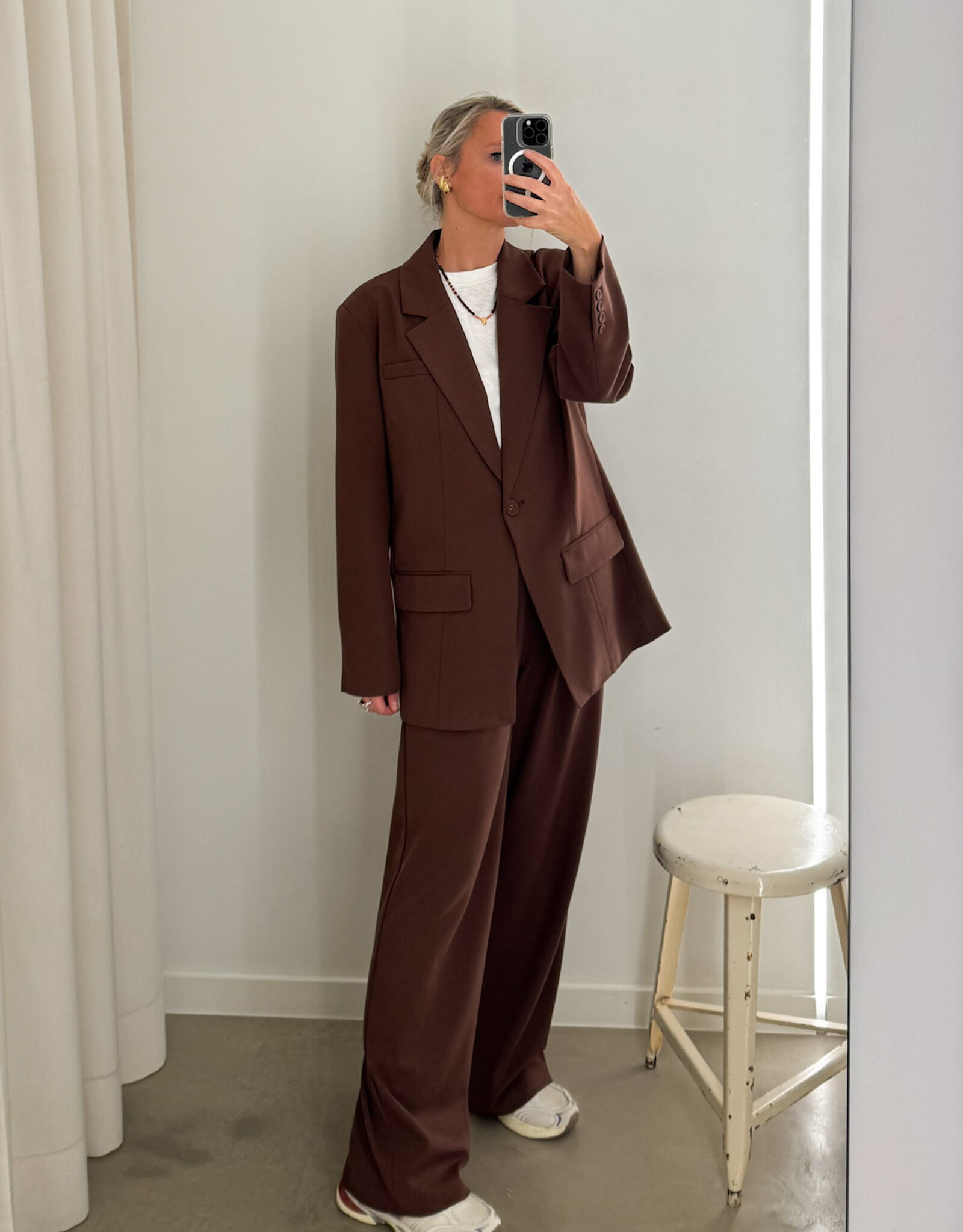 Studio Amaya Blazer 'Puck' - Brown - Studio Amaya